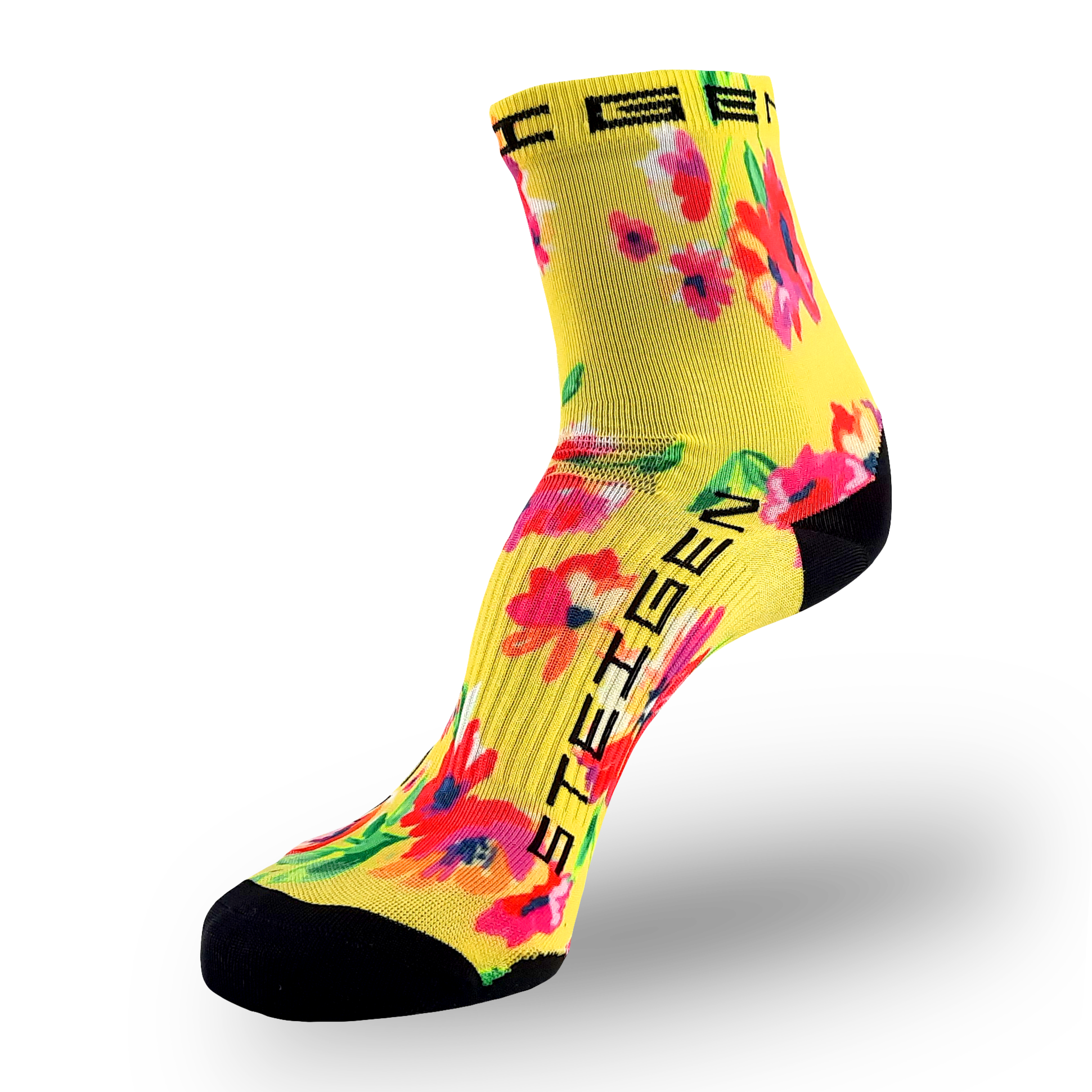 Spring Floral Running Socks ½ Length