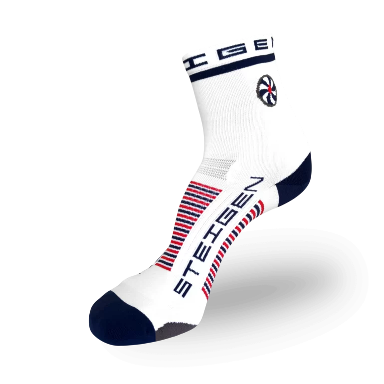 White Running Socks ½ Length